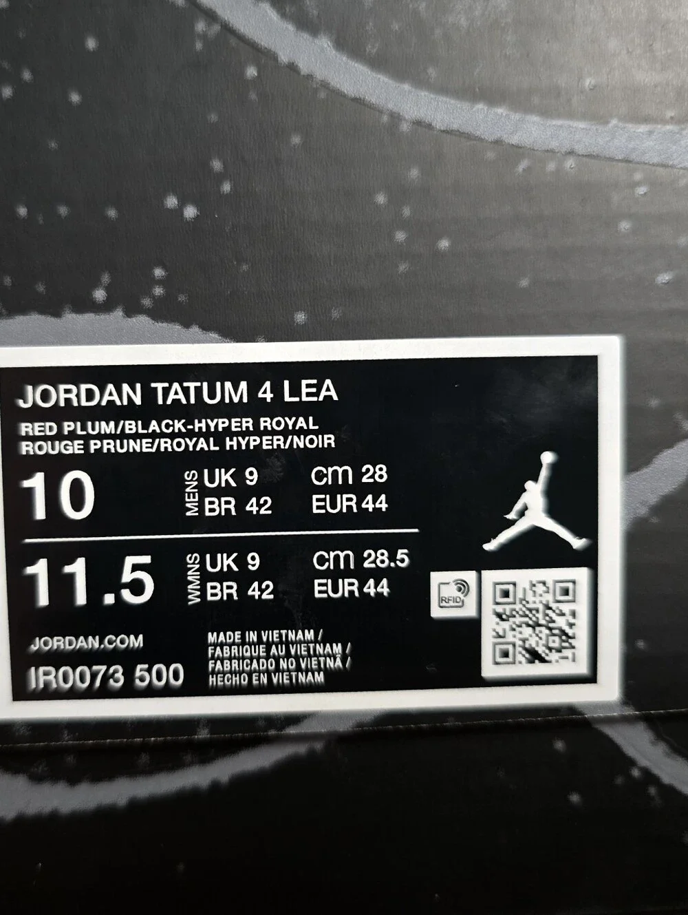 Jordan size 10